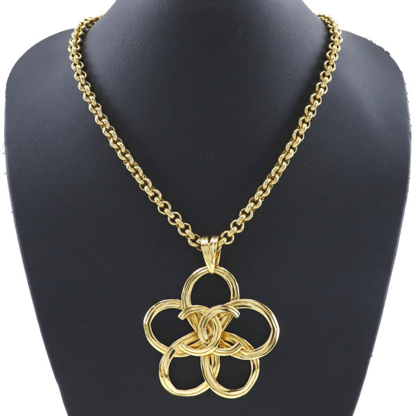 [CHANEL] Chanel COCO Mark flower Necklace