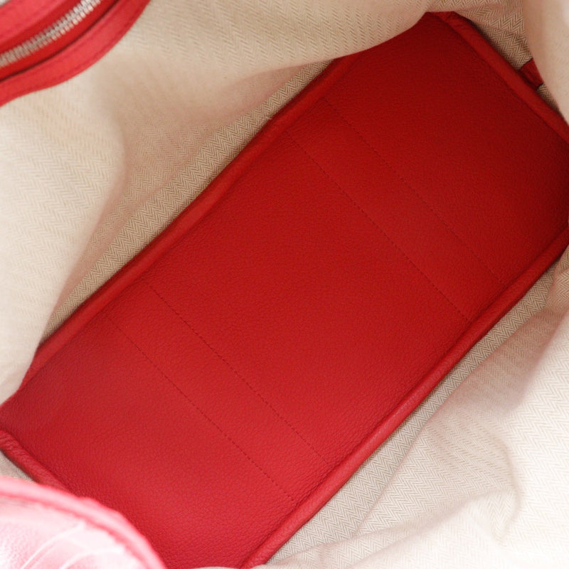 [Hermes] Hermes Garden Party PM Bag Country Bougainville Pink □ N grabado de mano de hombro A4 Botón Snap Button PM Damas A-Rank