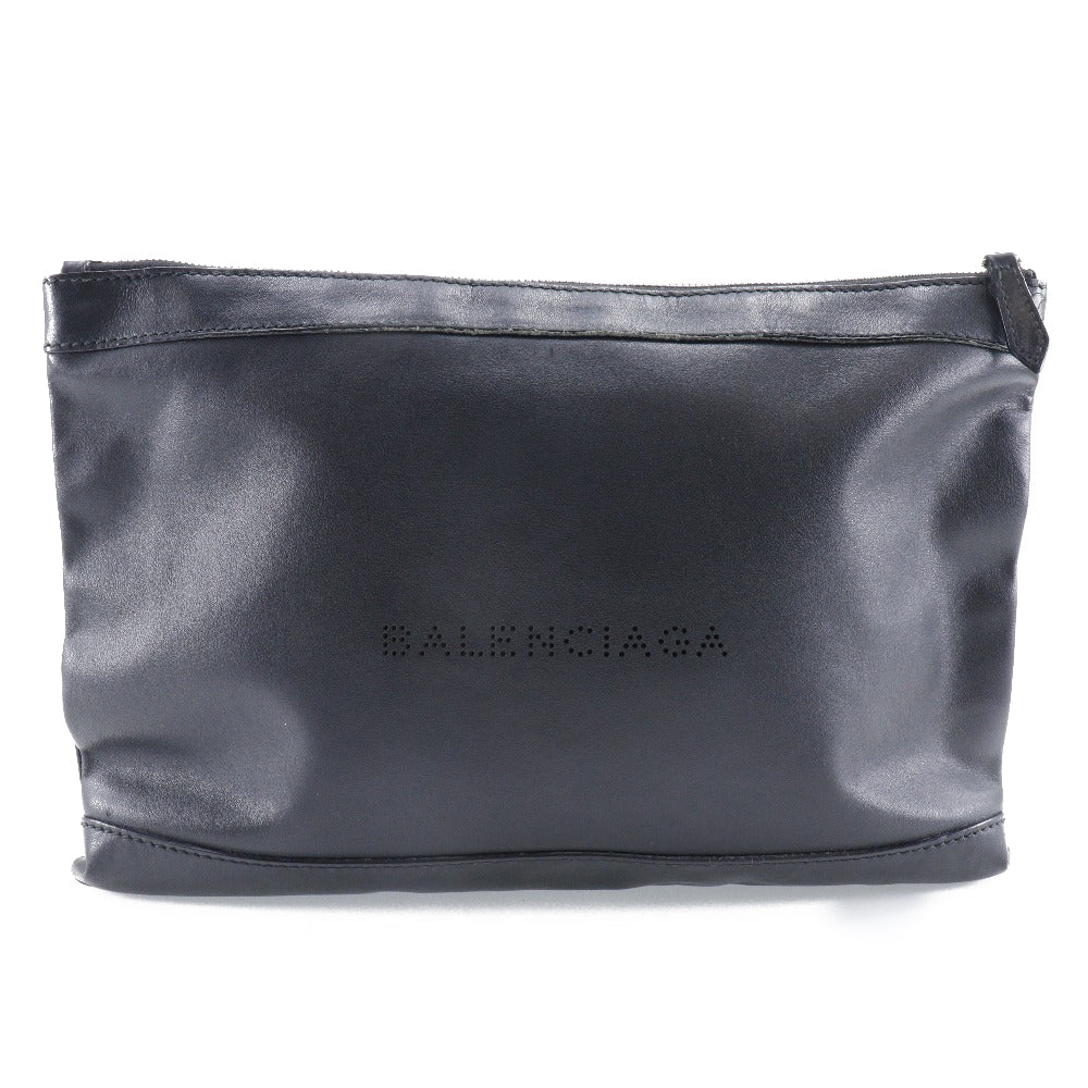 BALENCIAGA】バレンシアガ ネイビークリップM クラッチバッグ 373834 ラムスキン 黒 A5 ファスナー Navy clip –  KYOTO NISHIKINO