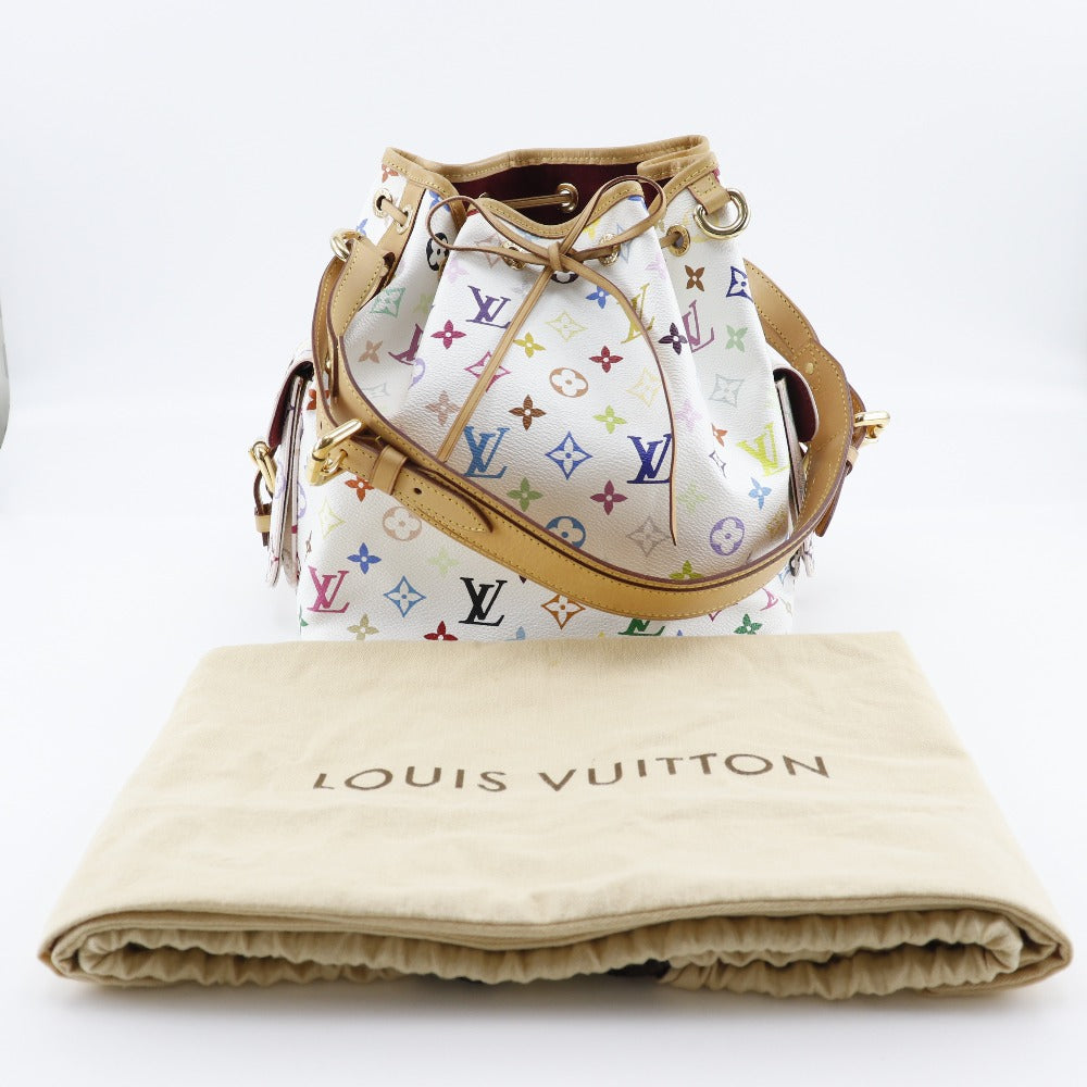 LOUIS VUITTON】ルイ・ヴィトン プチノエ ショルダーバッグ M42229 モノグラムマルチカラー ブロン 白 肩掛け A5 巾 –  KYOTO NISHIKINO