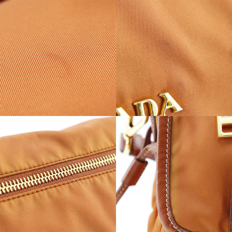 [PRADA] Prada 
 Shoulder bag 
 Bt0687 Nylon orange diagonal shoulder belt belt ladies