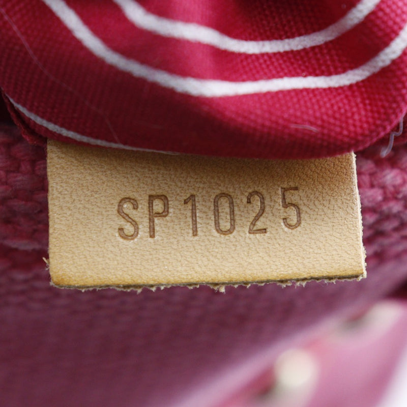 [Louis Vuitton]路易威登 
 安提瓜手提袋 
 河马MM M40085帆布玫瑰粉红色SP1025邮票肩部手袋A4紧固件Antigua女士
