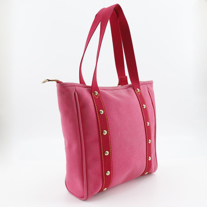 [Louis Vuitton] Louis Vuitton 
 Antigua tote bag 
 Hippo MM M40085 Canvas Rose Pink SP1025 Stamp shoulder handbag A4 fastener ANTIGUA Ladies