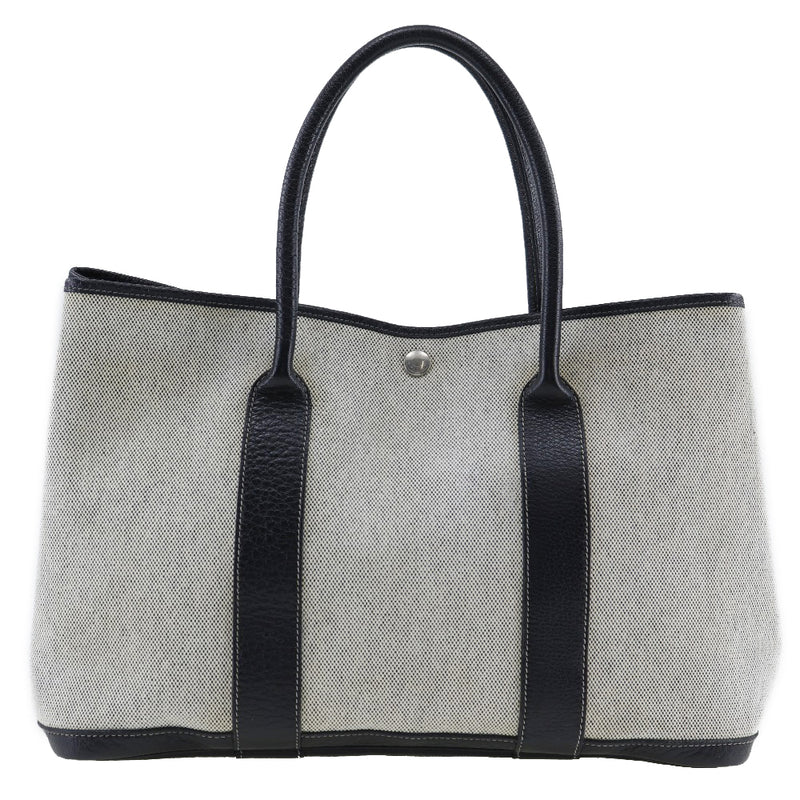 [HERMES] Hermes 
 Garden party 36 PM tote bag 
 Towal Ash Black/Gray shoulder handbag A4 snap button GARDEN PARTY 36 PM Ladies