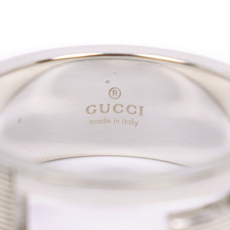 [Gucci] Gucci 
 品牌G 18戒指 /戒指 
 银925大约8.3克品牌G男士