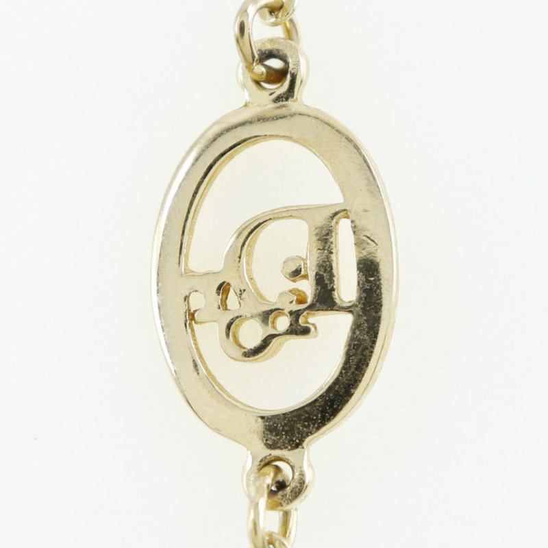 [Dior] Christian Dior 
 Logo bracelet 
 Gold plating about 2.5g LOGO Ladies