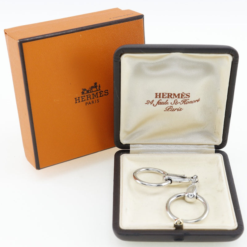 [HERMES] Hermes 
 Key ring key chain 
 Hausbit Metal Silver Key Ring Unisex