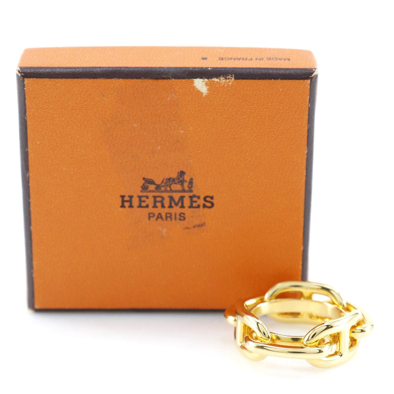[HERMES] Hermes 
 Cheune Dancle Scarfling 
 Gold plating CHAINE D'ANCRE Ladies A Rank