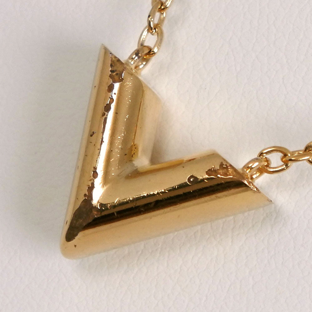 [Louis Vuitton] Louis Vuitton Essential V necklace M61083 gold plating –  KYOTO NISHIKINO