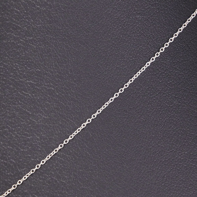 [Tiffany & co.] Tiffany 
 Collar de trébol de corazón frotando 
 Paloma Picasso Silver 925 alrededor de 3.0g Correo amoroso Clover Damas A-Rank