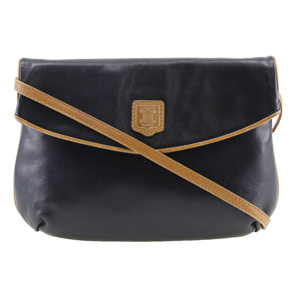 [Celine] Celine 
 Shoulder bag 
 Vintage Calf Black Diagonal Magnet Type Ladies