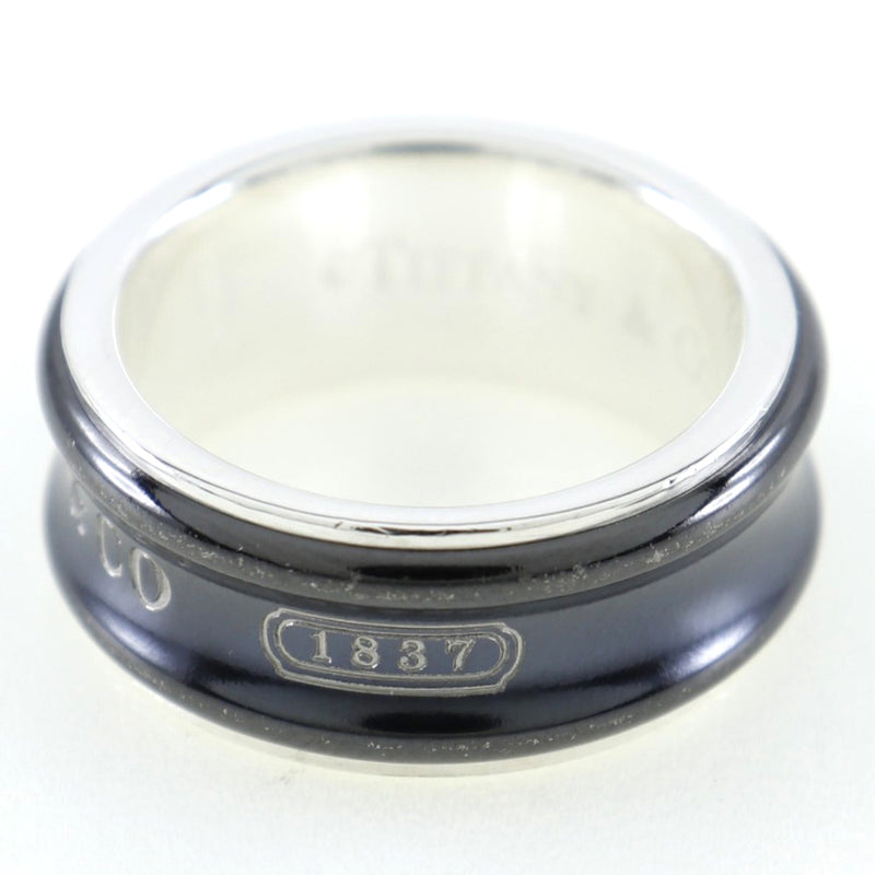 [Tiffany＆Co。]蒂法尼 
 1837戒指 /戒指 
 银925 x钛1837女士