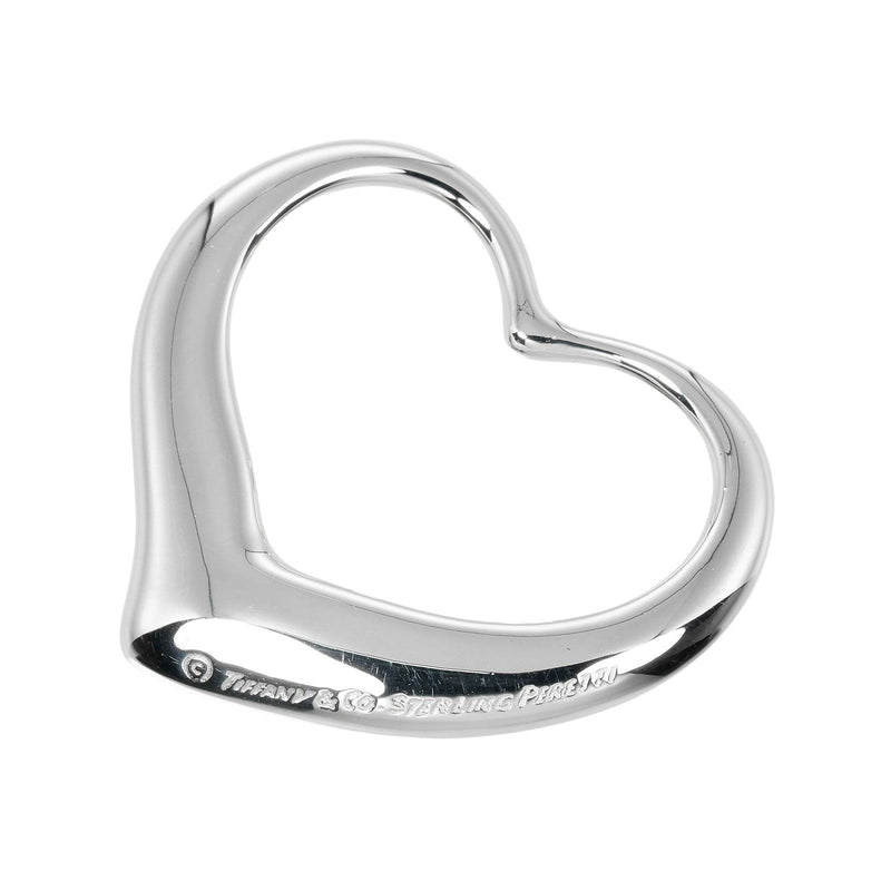 [Tiffany & co.] Tiffany 
 Top de colgante de corazón abierto 
 Silver 925 alrededor de 10.3g de corazón abierto damas un rango