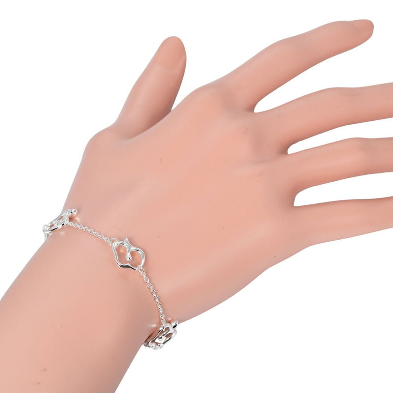 TIFFANY & CO.] Tiffany Bracelet Apple 5P motif silver 925 about 5.26g –  KYOTO NISHIKINO