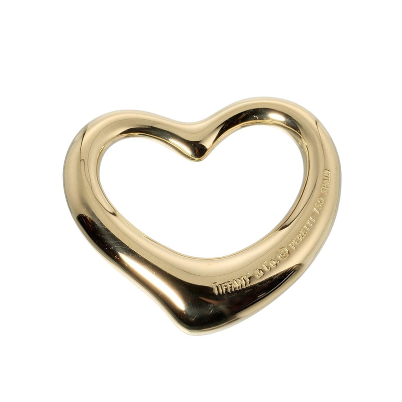 [TIFFANY & CO.] Tiffany 
 Open Heart Pendant Top 
 27mm 7.78g K18 Yellow Gold Approximately 7.78g Open Heart Ladies A Rank