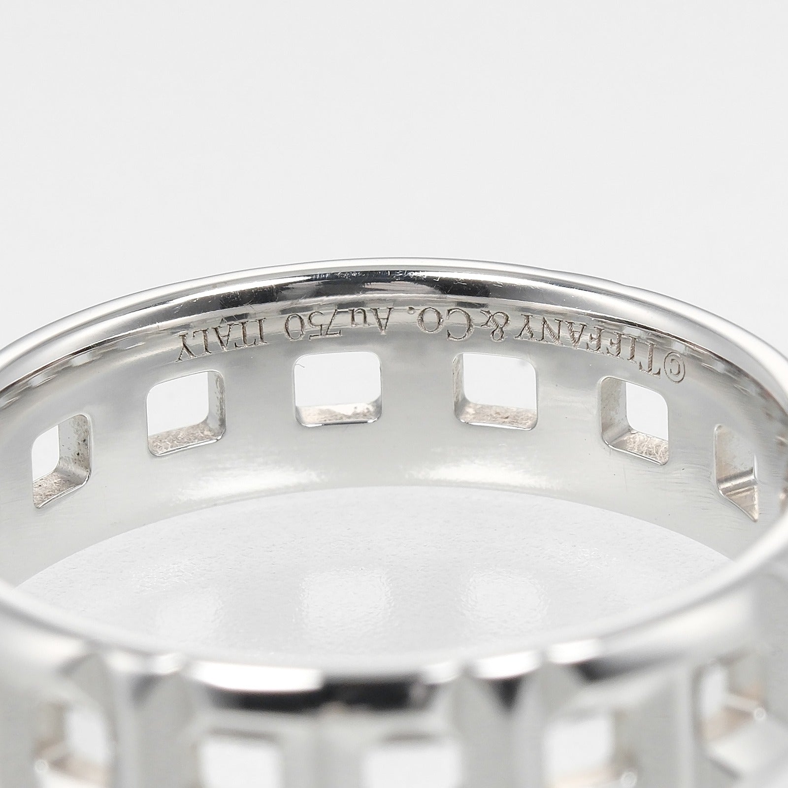 TIFFANY&Co.】ティファニー Tトゥルー ワイド リング・指輪 15号
