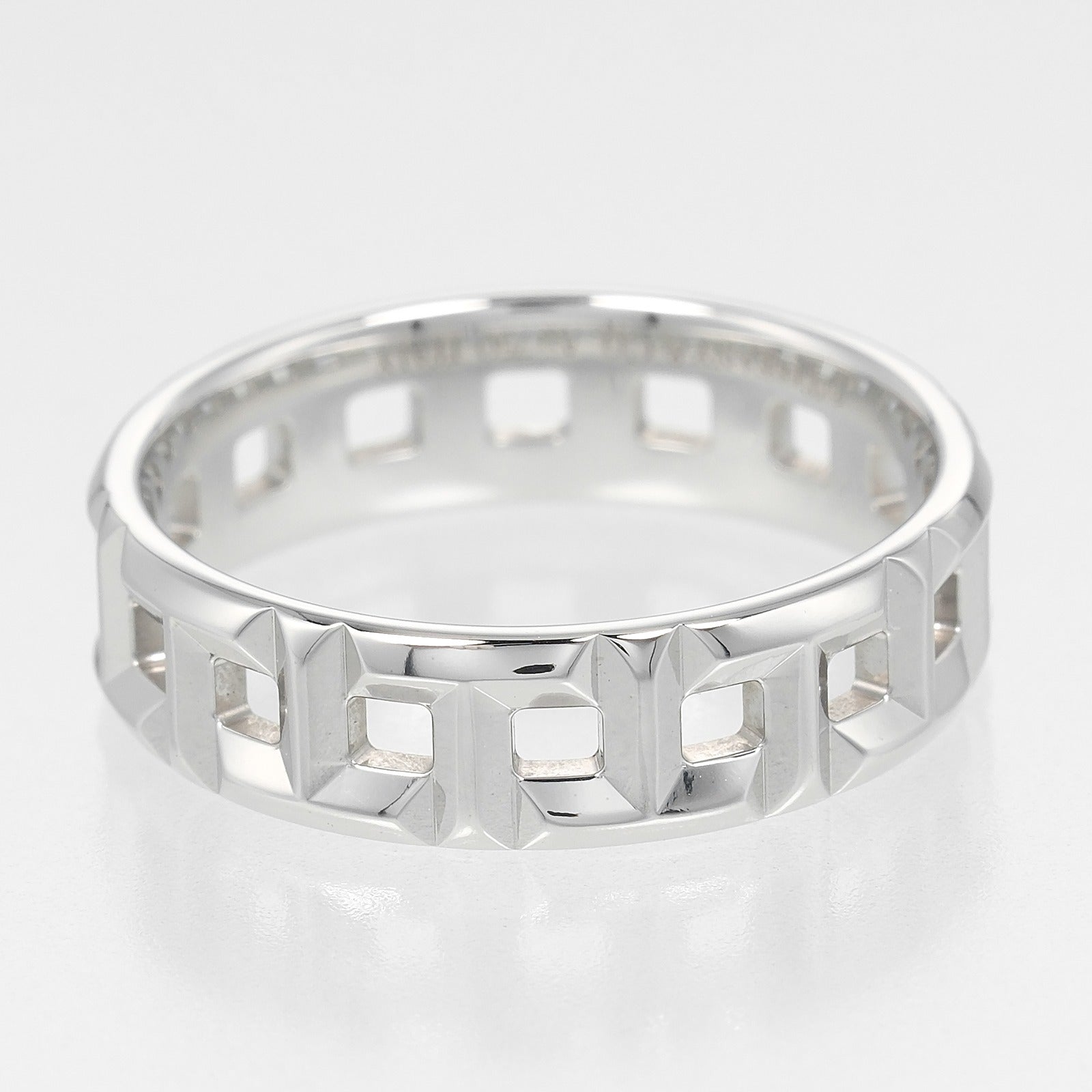 TIFFANY&Co.】ティファニー Tトゥルー ワイド リング・指輪 15号