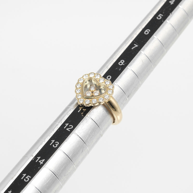 【Chopard】ショパール ハッピーダイヤモンド ハート リング・指輪
 8号