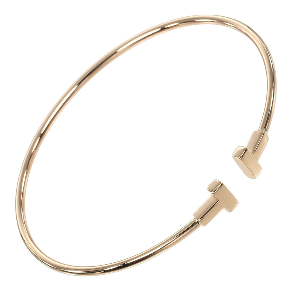 TIFFANY&Co.】ティファニー Tワイヤー ナロー ブレスレット