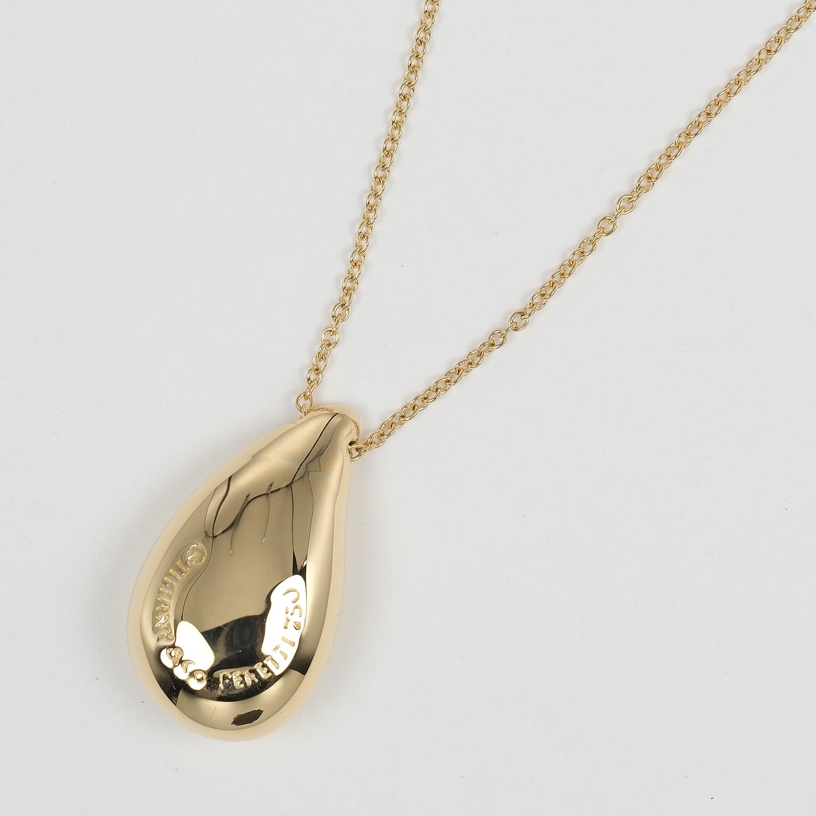 TIFFANY&Co.】ティファニー ティアドロップ ラージ ネックレス