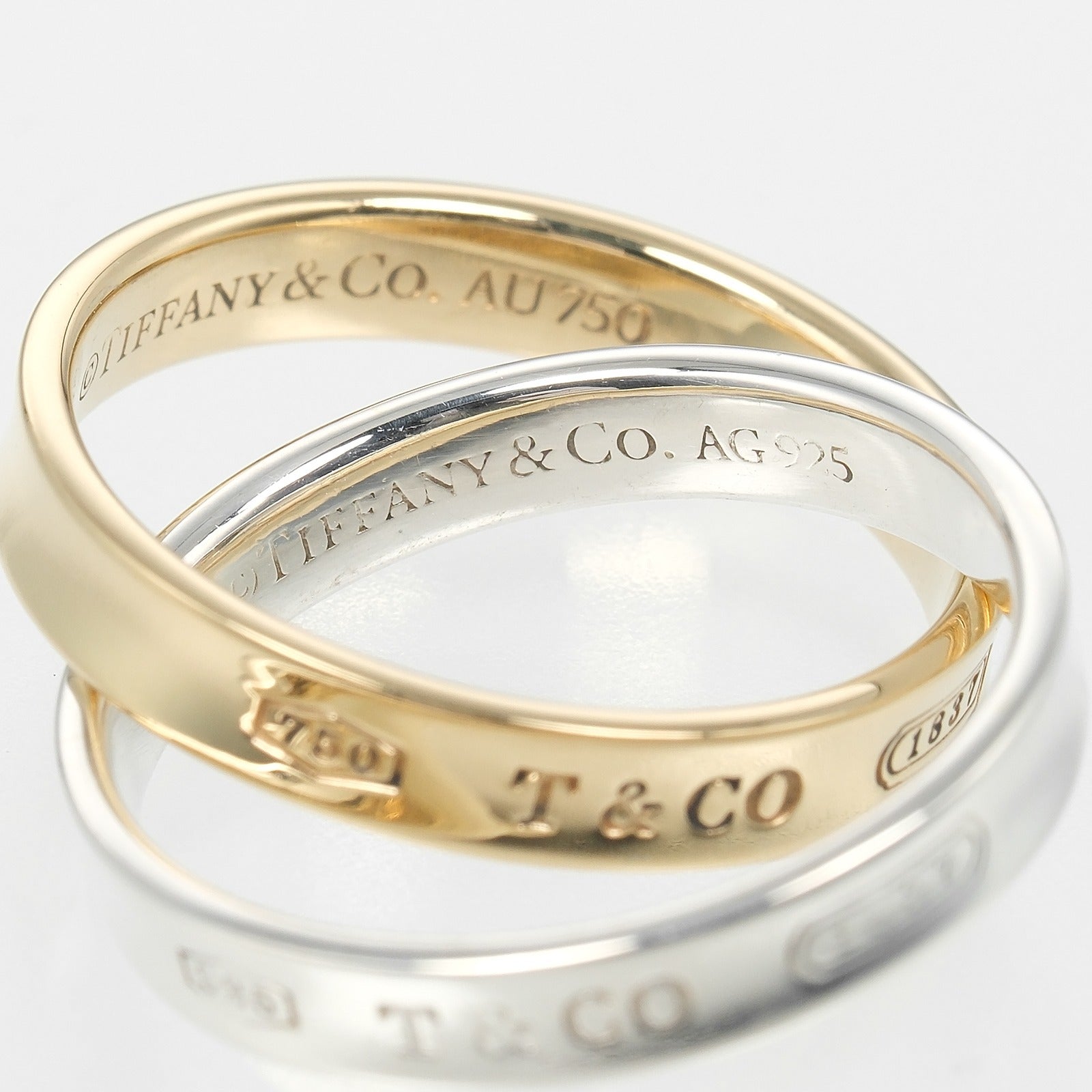 TIFFANY&Co.】ティファニー 1837 インターロッキング リング・指輪