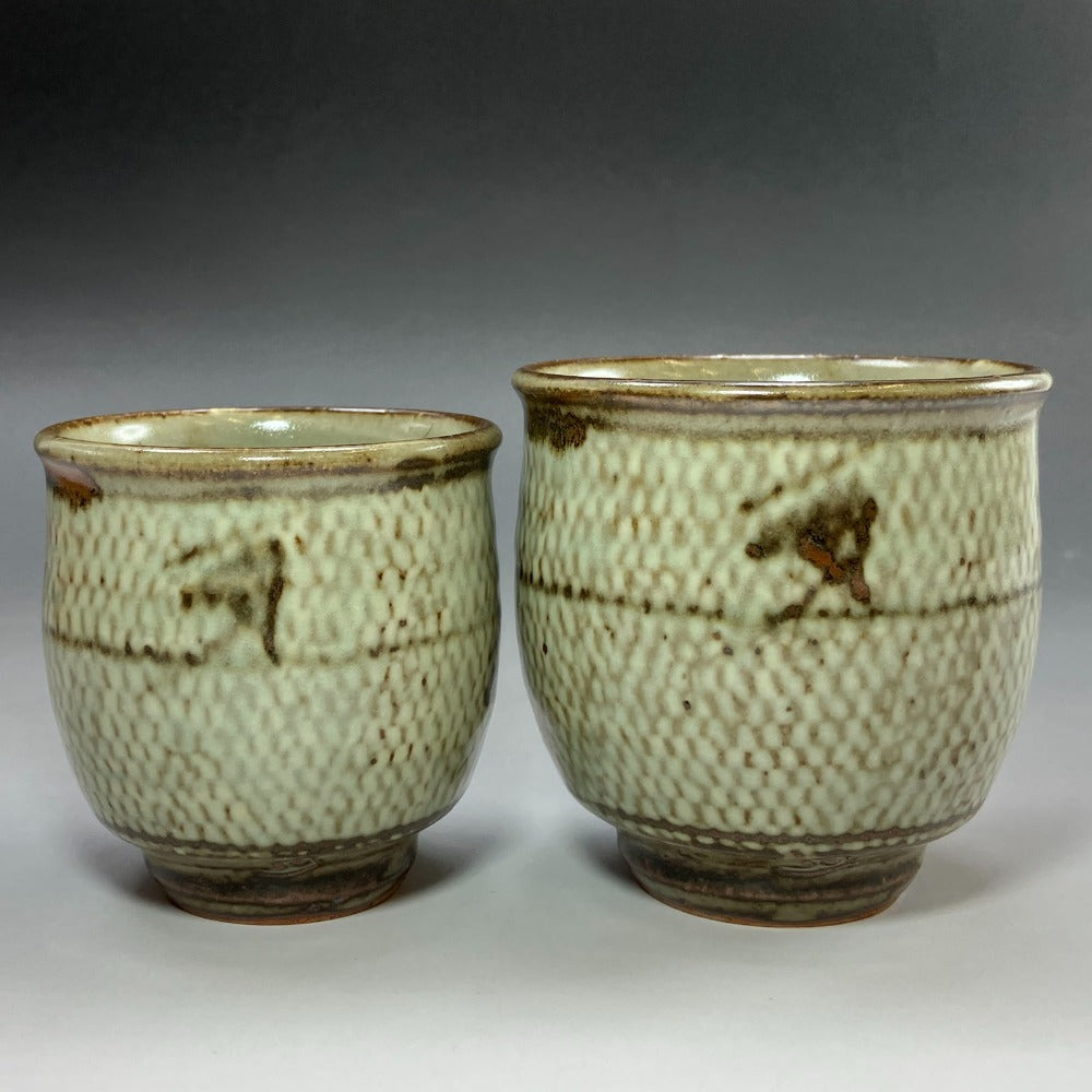 人間国宝 島岡達三 造 象嵌夫婦湯呑 食器 – NISHIKINO VINTAGE KYOTO