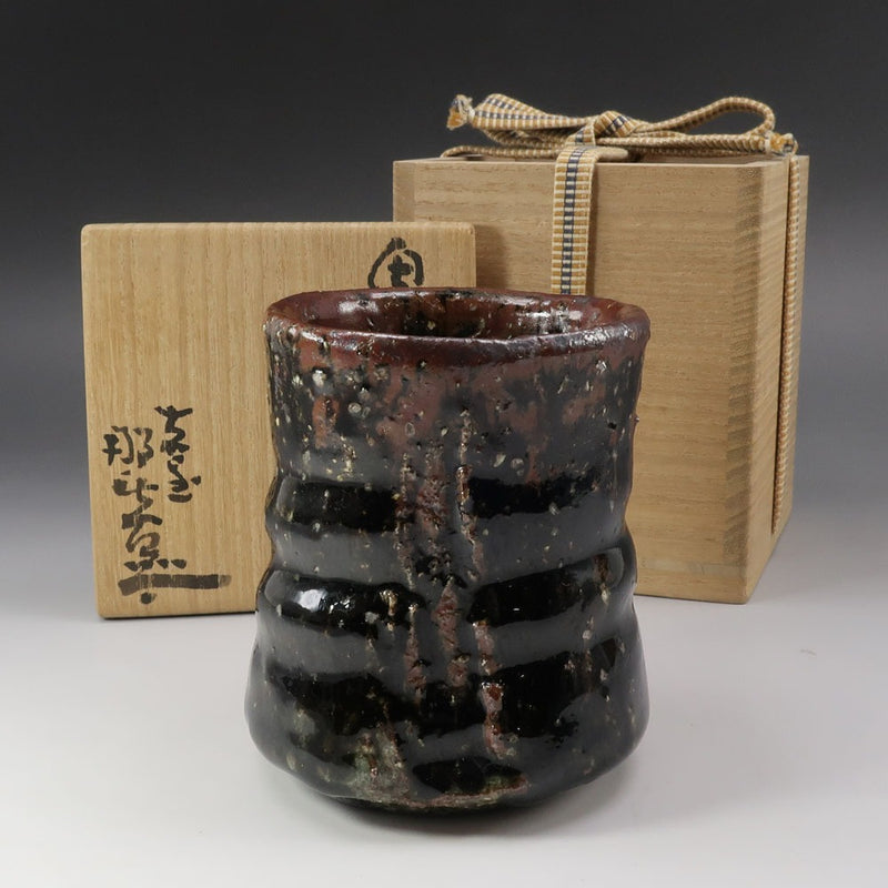 月形那比古 作 鬼志の ( 鬼志野 ) 湯呑 茶道具 – NISHIKINO VINTAGE KYOTO