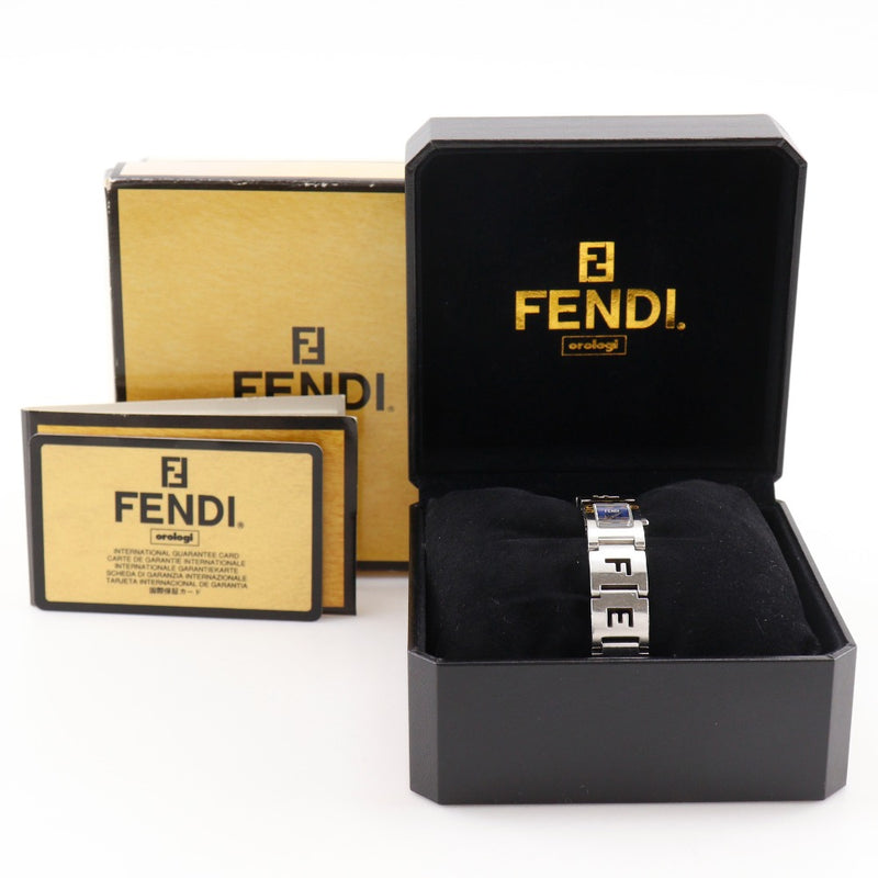 【FENDI】フェンディ
 オロロジ 腕時計
 3150L ステンレススチール シルバー クオーツ アナログ表示 ブルー文字盤 Olologi レディース
