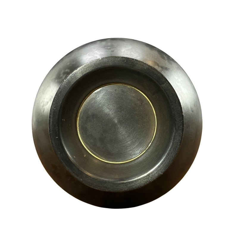 [Includes calligraphy by Hounsai] Old copper vase with ears