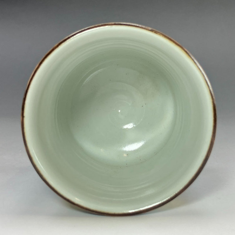 [kyoyaki] 교토 도자기 고요로기 가마 가와세 타케하루 쪽 꽃무늬 찻잔(찻잔) 식기