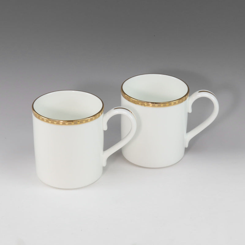 [Tiffany & co.]TIFFANY&Co.
 Gold band tableware 
 Mug × 2 GOLD BAND_S Rank