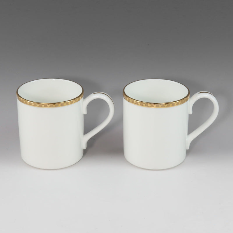 [Tiffany & co.]TIFFANY&Co.
 Gold band tableware 
 Mug × 2 GOLD BAND_S Rank