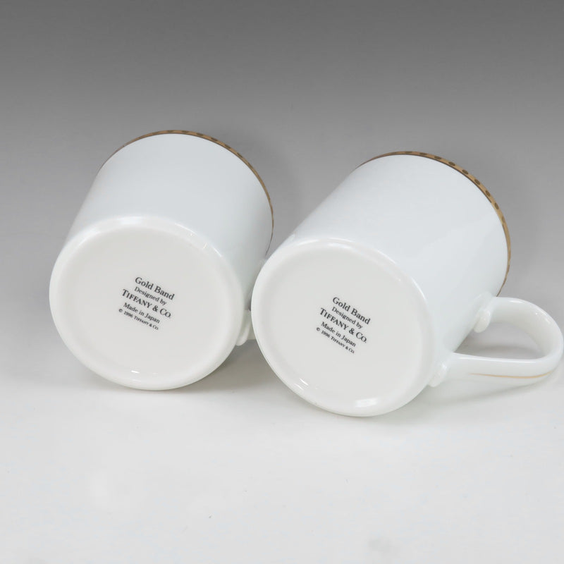 [Tiffany & co.]TIFFANY&Co.
 Gold band tableware 
 Mug × 2 GOLD BAND_S Rank