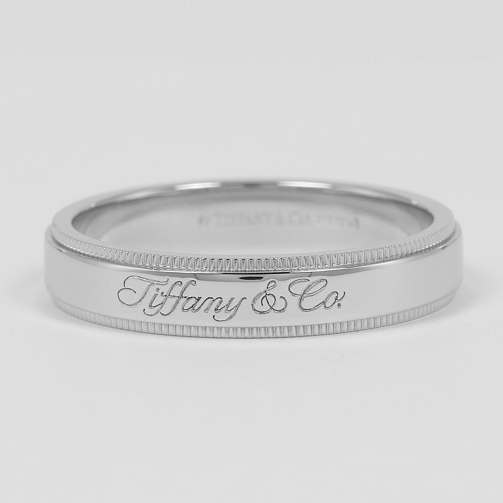 TIFFANY&Co.】ティファニー ノーツ ミルグレイン リング・指輪 17.5号 TIFFANY&Co.】ティファニー ノーツ ミルグレイン リング・指輪 17.5号