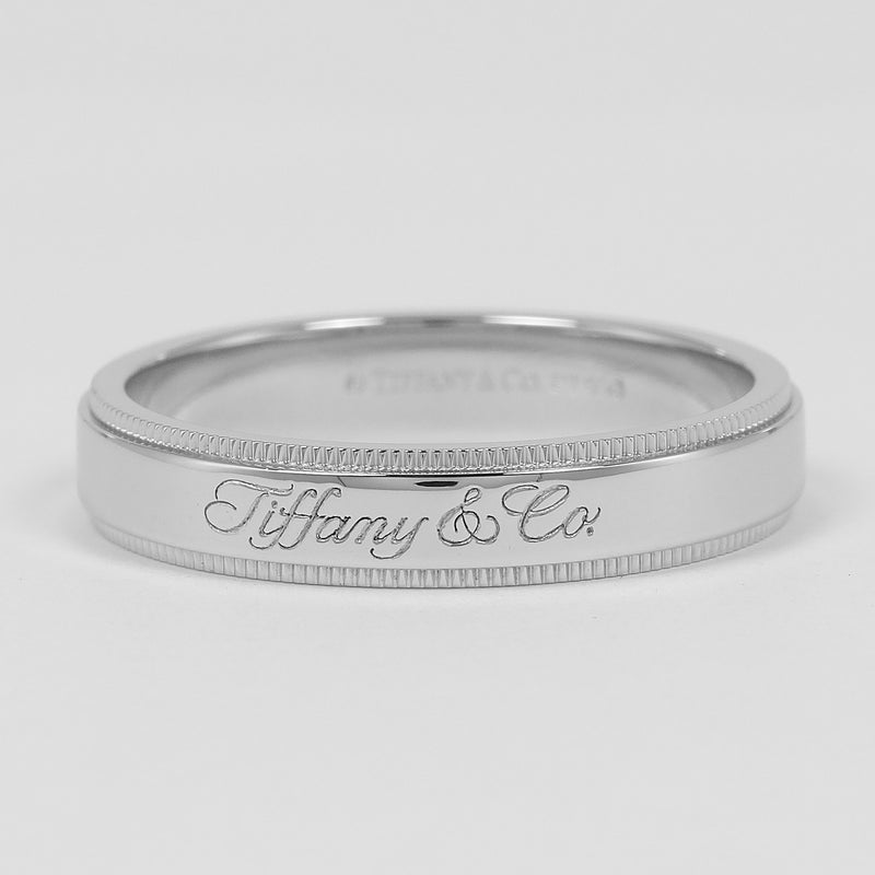【TIFFANY&Co.】ティファニー ノーツ ミルグレイン リング・指輪
 17.5号