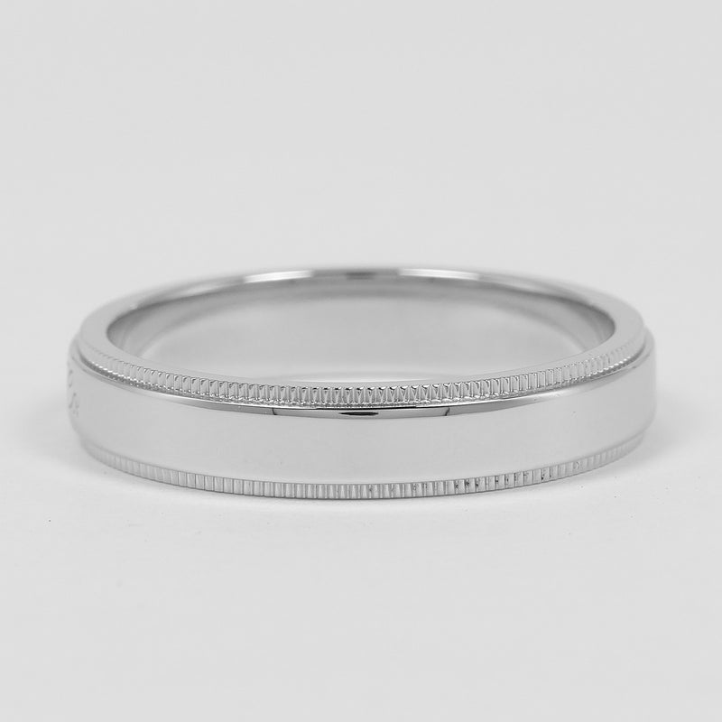 【TIFFANY&Co.】ティファニー ノーツ ミルグレイン リング・指輪
 17.5号