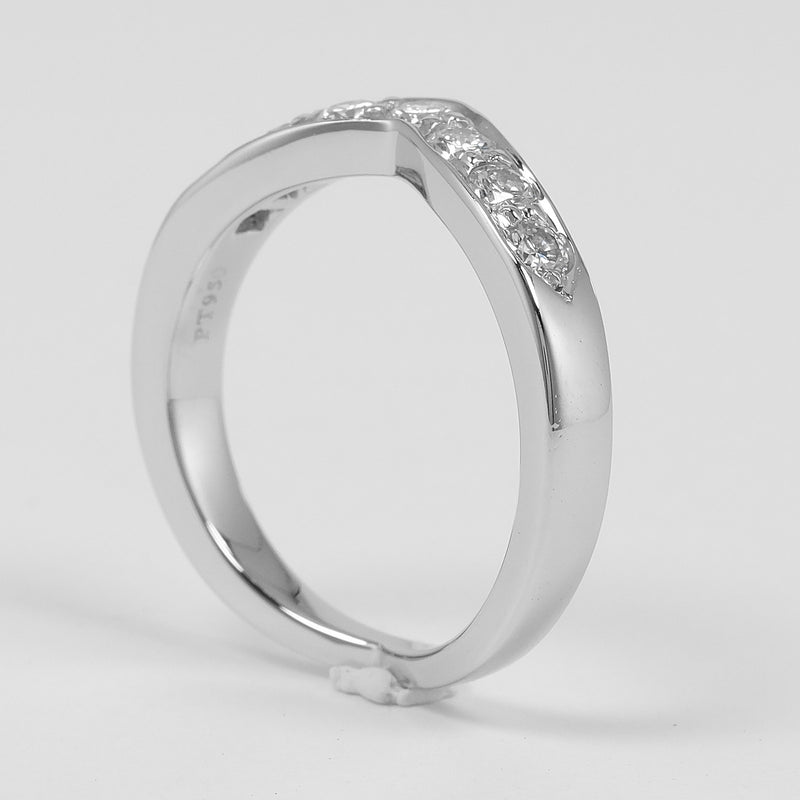 【TIFFANY&Co.】ティファニー Vバンド リング・指輪
 10号