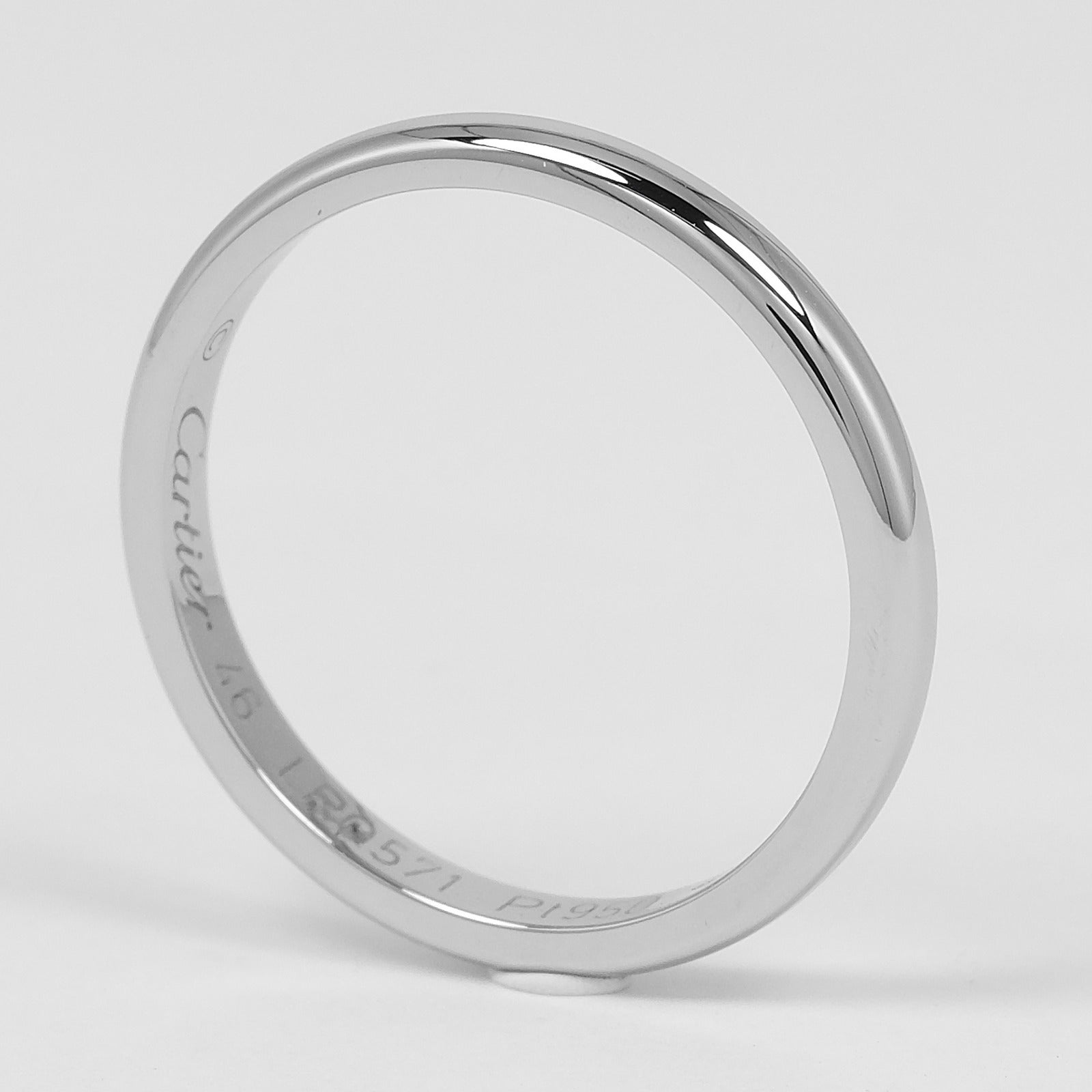 CARTIER】カルティエ 1895 ウェディング リング・指輪 6号 – NISHIKINO