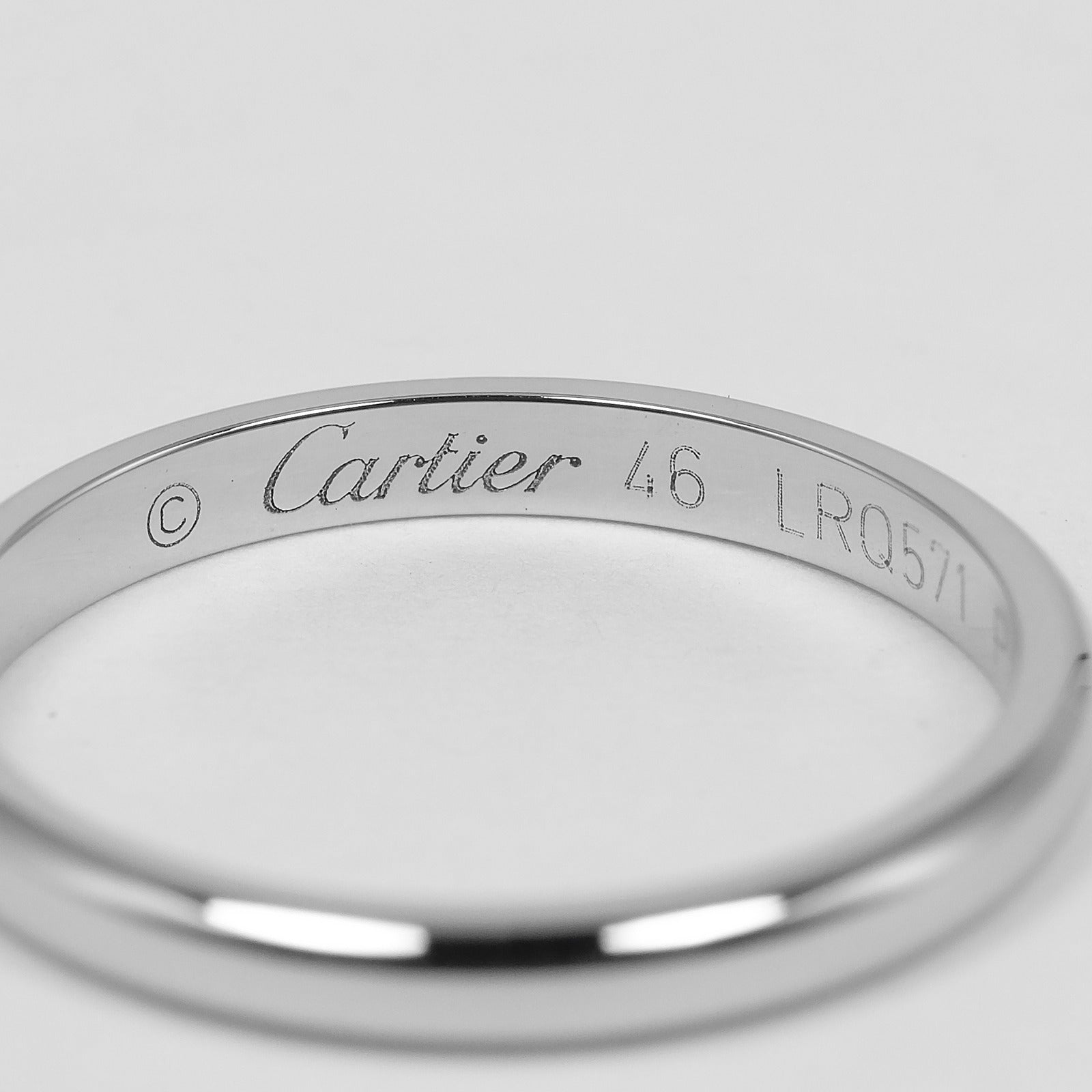 CARTIER】カルティエ 1895 ウェディング リング・指輪 6号 – NISHIKINO