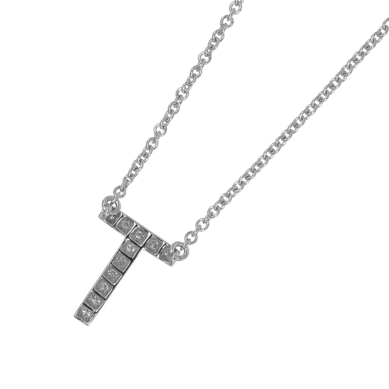 【TIFFANY&Co.】ティファニー レター イニシャル T ネックレス
