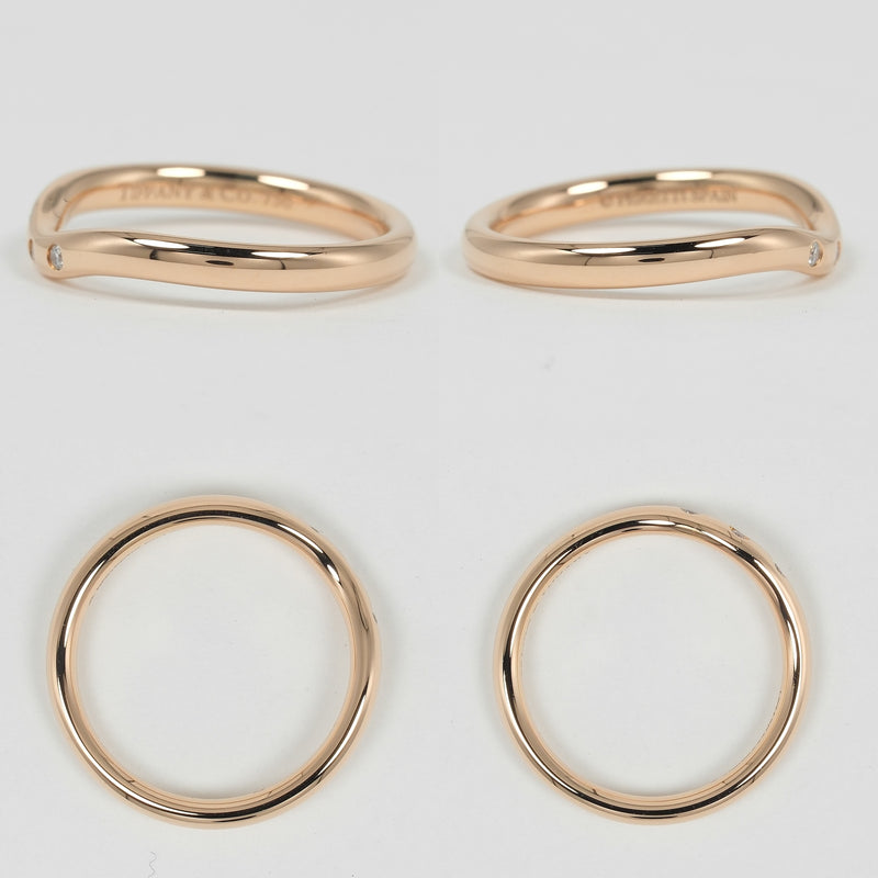 【TIFFANY&Co.】ティファニー カーブドバンド リング・指輪
 7号