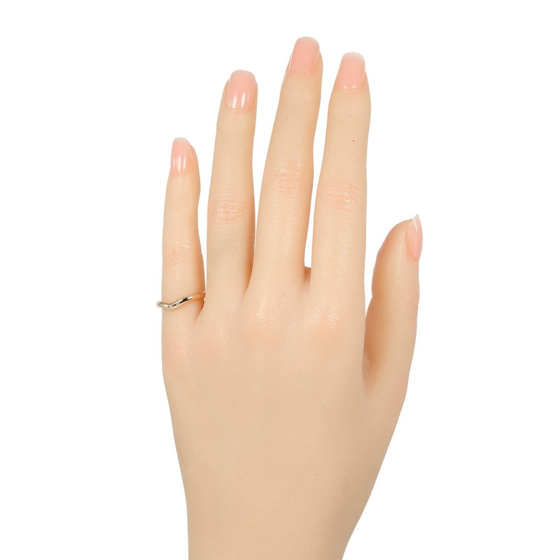 【TIFFANY&Co.】ティファニー カーブドバンド リング・指輪
 7号