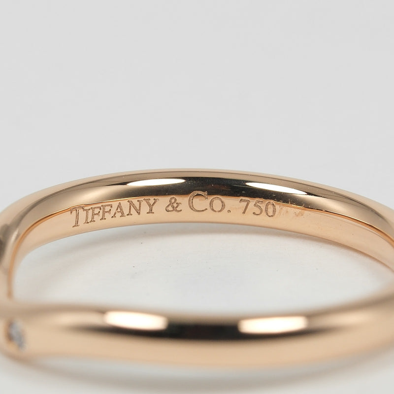 【TIFFANY&Co.】ティファニー カーブドバンド リング・指輪
 7号