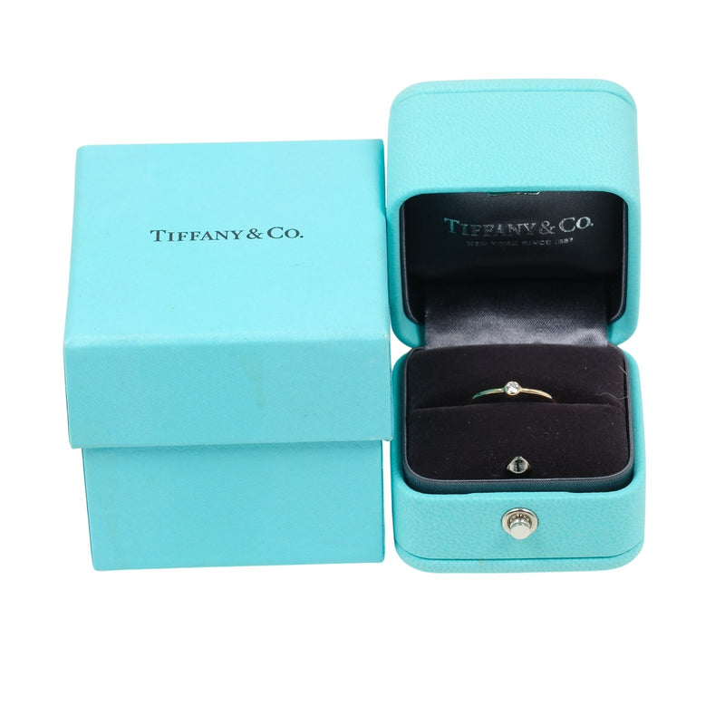 【TIFFANY&Co.】ティファニー ウェーブ シングルロウ リング・指輪
 7.5号