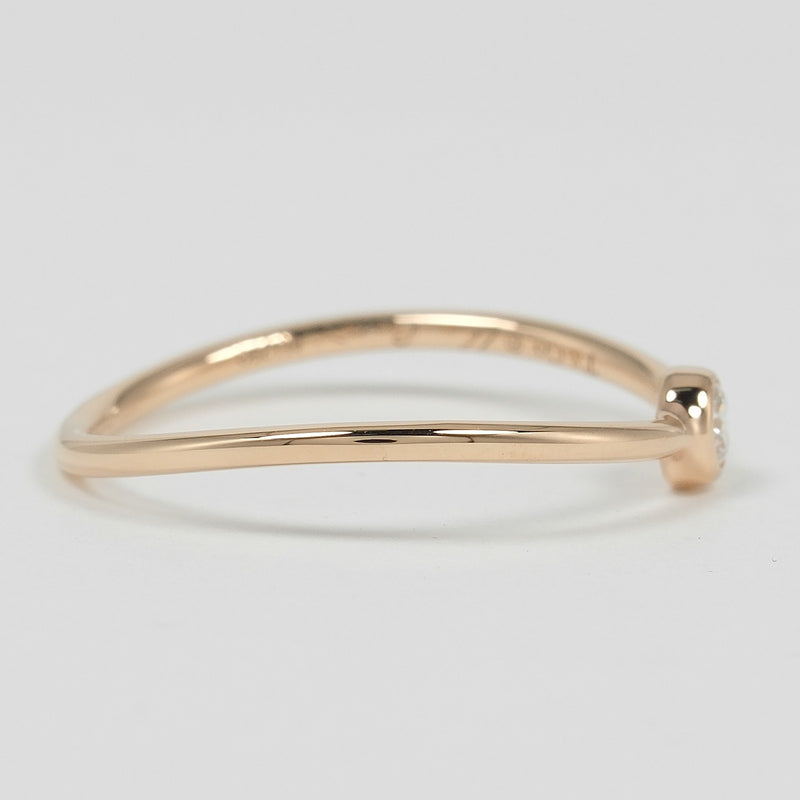 【TIFFANY&Co.】ティファニー ウェーブ シングルロウ リング・指輪
 7.5号
