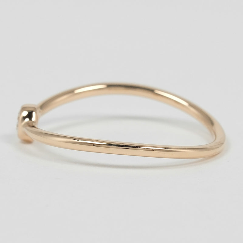 【TIFFANY&Co.】ティファニー ウェーブ シングルロウ リング・指輪
 7.5号