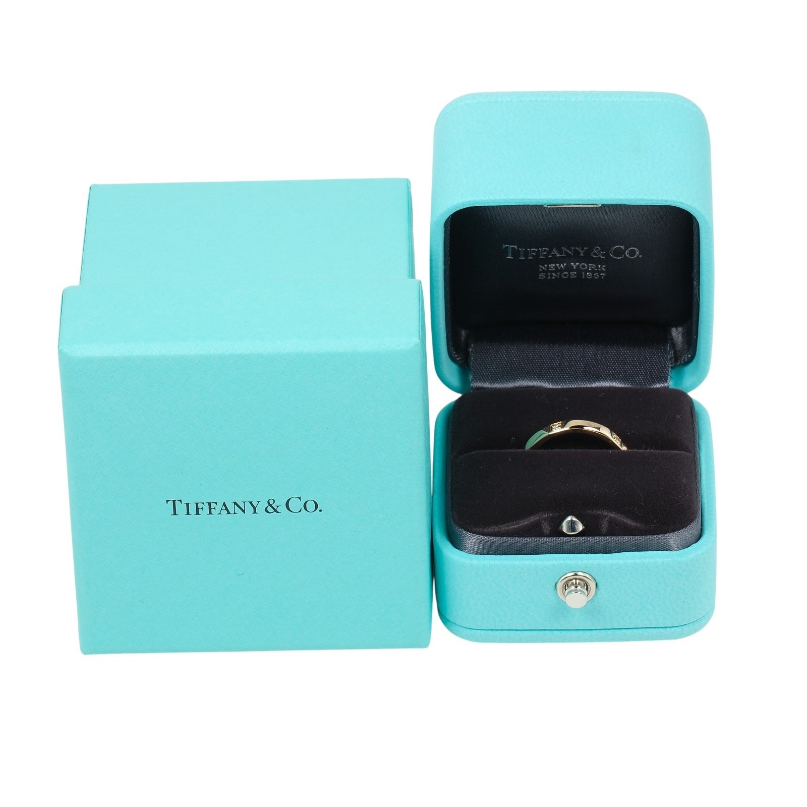 TIFFANY&Co.】ティファニー トゥルー バンド リング・指輪 9号