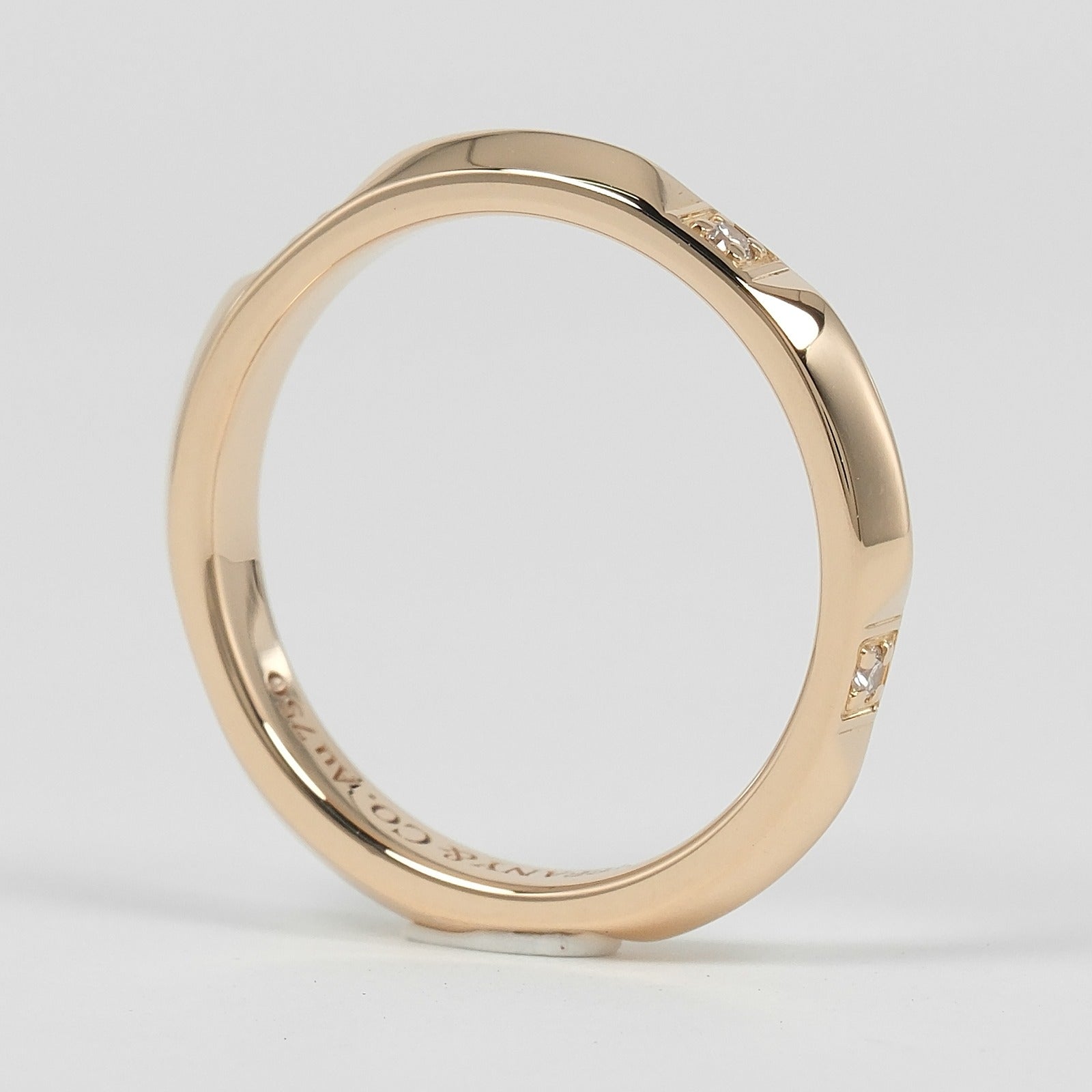 TIFFANY&Co.】ティファニー トゥルー バンド リング・指輪 9号