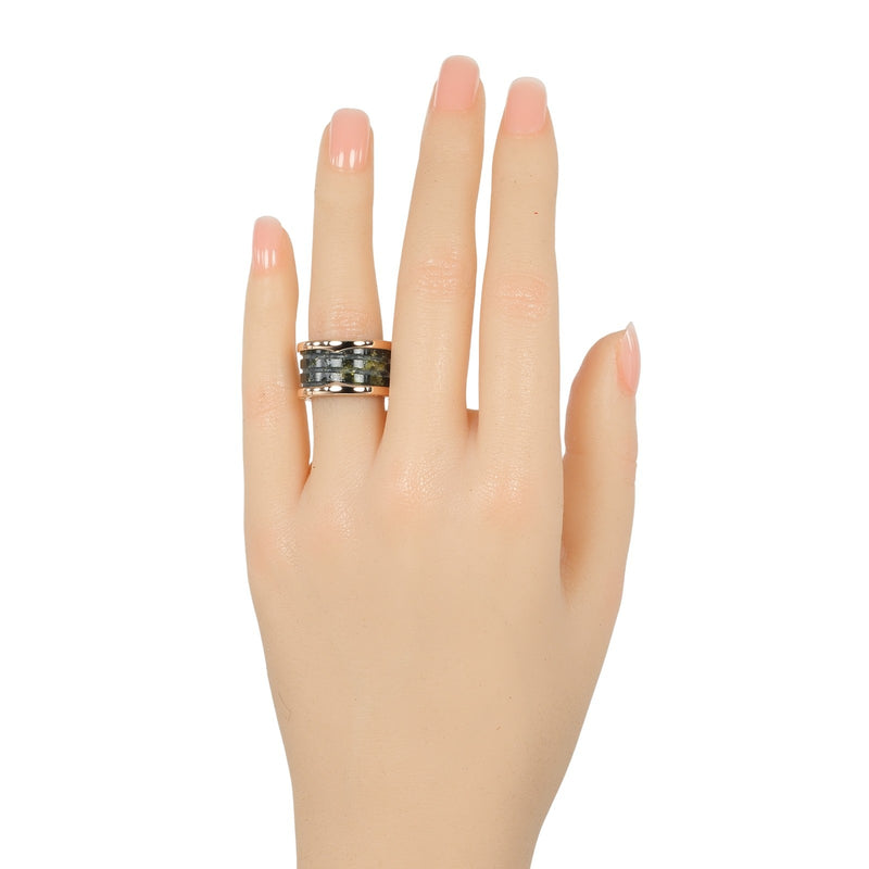 【BVLGARI】ブルガリ B-zero1 4バンド ボーエナイト リング・指輪
 11.5号