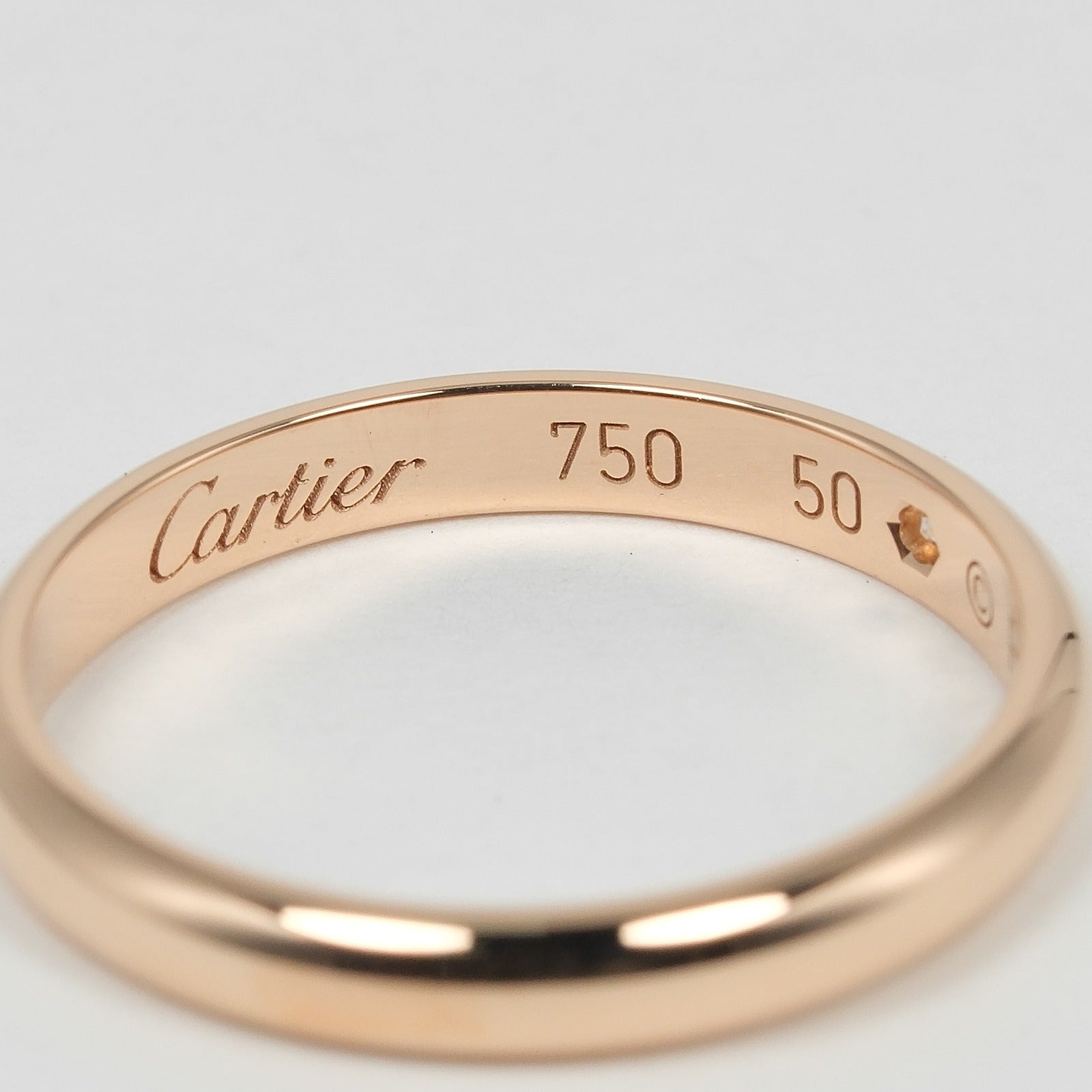 【美品】カルティエ 1895 ウェディングリング YG 57 CARTIER】カルティエ 1895 ウェディング リング・指輪 9.5号